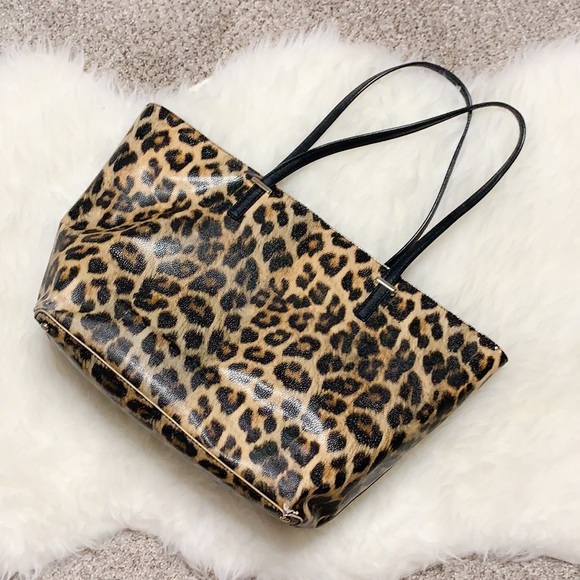 | leopard Kate spade tote | - Picture 3 of 7